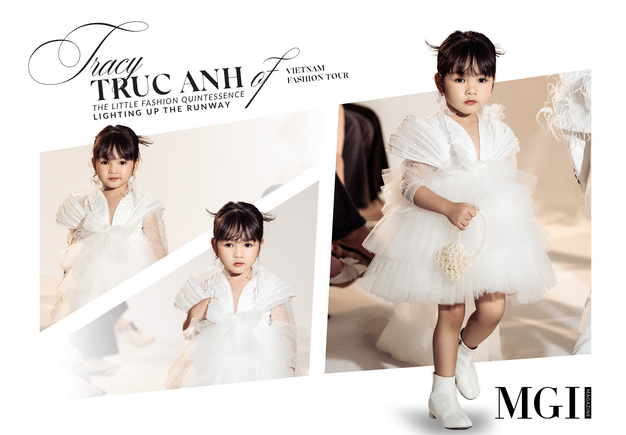 Tracy Truc Anh - the little warrior lighting up the stage of Vietnam Fashion Tour